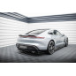 Splitter posteriore (con barre verticali) Porsche Taycan / Taycan 4 / Taycan 4S / Taycan GTS Mk1 (Co