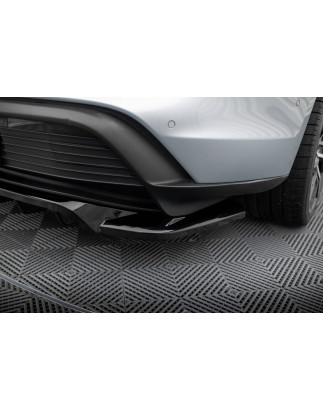 Splitter posteriore (con barre verticali) Porsche Taycan / Taycan 4 / Taycan 4S / Taycan GTS Mk1 (Co