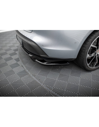 Splitter posteriore (con barre verticali) Porsche Taycan / Taycan 4 / Taycan 4S / Taycan GTS Mk1 (Co