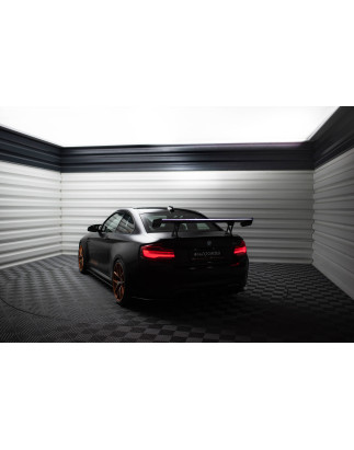 Spoiler in carbonio  + LED BMW M2 F87 / 2 M-Pack F22 (Cod. M-CF-BM-M2-F87-WING5-INT-245-P+LED)