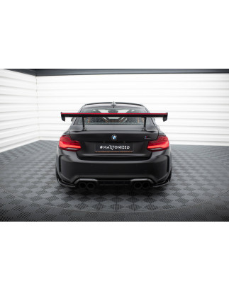 Spoiler in carbonio  + LED BMW M2 F87 / 2 M-Pack F22 (Cod. M-CF-BM-M2-F87-WING5-INT-245-P+LED)