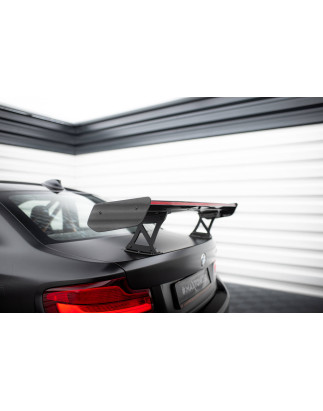 Spoiler in carbonio  + LED BMW M2 F87 / 2 M-Pack F22 (Cod. M-CF-BM-M2-F87-WING5-INT-245-P+LED)