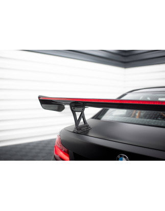 Spoiler in carbonio  + LED BMW M2 F87 / 2 M-Pack F22 (Cod. M-CF-BM-M2-F87-WING5-INT-245-P+LED)