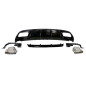 Diffusore Posteriore Mercedes W176 2012-2018 Look AMG A45 ABS (Cod. E-TCM0132)