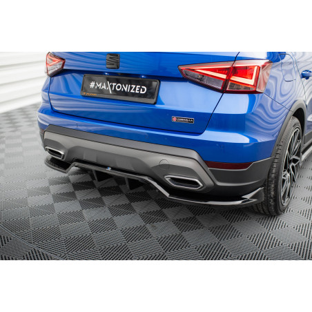 Splitter posteriore (con barre verticali) Seat Arona FR Mk1 Facelift (Cod. M-SE-AR-1F-FR-RD1G+RD2G)