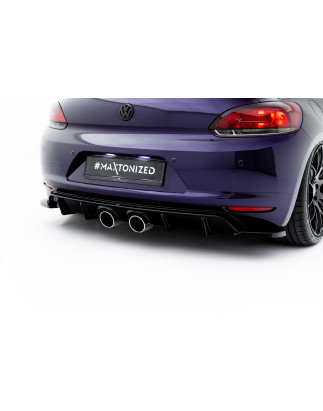 Sottoparaurti posteriore V.2 Volkswagen Scirocco Mk3 (R32 scarico) (Cod. M-VW-SC-3-RS2G+RS2RG)