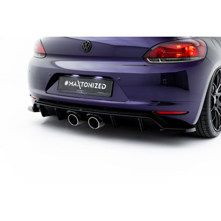 Sottoparaurti posteriore V.2 Volkswagen Scirocco Mk3 (R32 scarico) (Cod. M-VW-SC-3-RS2G+RS2RG)
