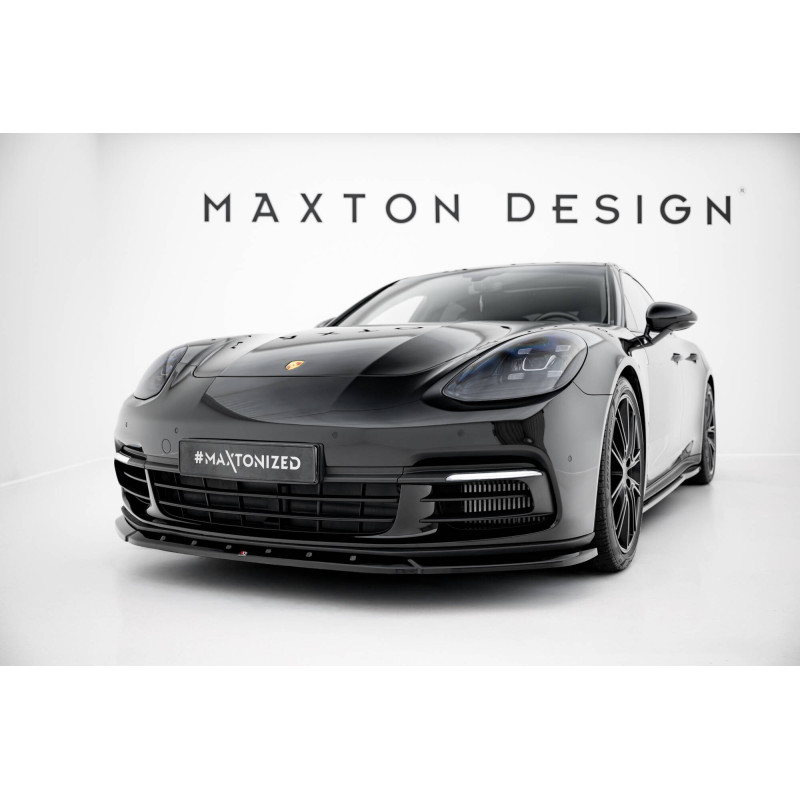 SPLITTER ANTERIORE V.1 Porsche Panamera E-Hybrid / Panamera 4S 971 (Cod. M-PO-PA-971-H-FD3G)
