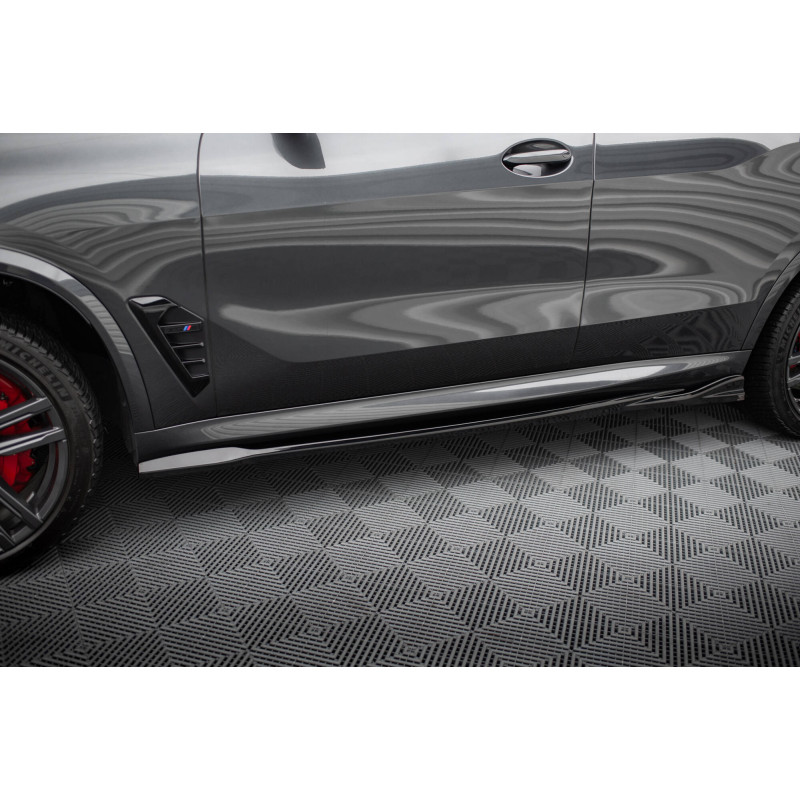 Diffusori minigonne BMW X5 M F95 / F95 Facelift  (Cod. M-BM-X5M-F95F-SD1G)
