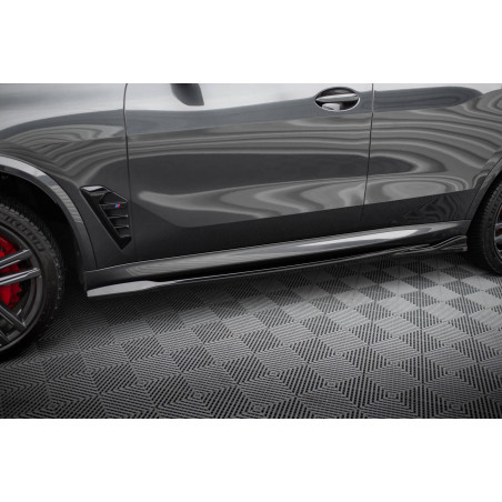 Diffusori minigonne BMW X5 M F95 / F95 Facelift  (Cod. M-BM-X5M-F95F-SD1G)
