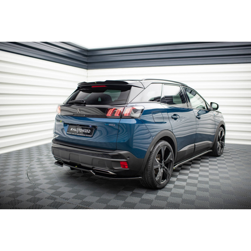Splitter posteriore (con barre verticali) Peugeot 3008 GT-Line Mk2 Facelift (Cod. M-PE-3008-2F-GTLIN