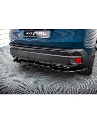 Splitter posteriore (con barre verticali) Peugeot 3008 GT-Line Mk2 Facelift (Cod. M-PE-3008-2F-GTLIN