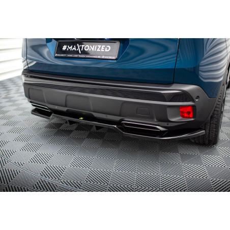 Splitter posteriore (con barre verticali) Peugeot 3008 GT-Line Mk2 Facelift (Cod. M-PE-3008-2F-GTLIN