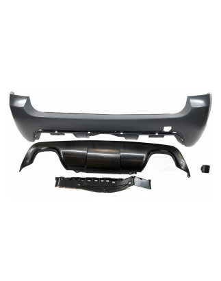 Paraurti Posteriore  BMW E61 Look M ABS 2 uscite (Cod. E-TCB61776183)