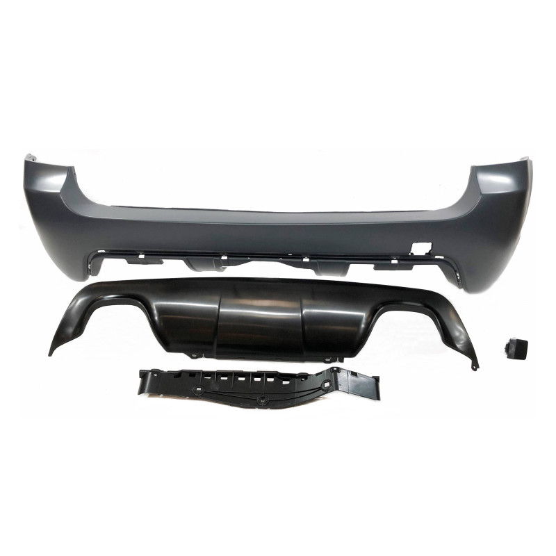 Paraurti Posteriore  BMW E61 Look M ABS 2 uscite (Cod. E-TCB61776183)