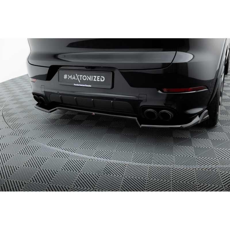 Splitter posteriore Porsche Cayenne Sport Design / Turbo SUV / Coupe Mk3 Facelift (Cod. M-PO-CAY-3F- Splitter posteriore Porsche Cayenne Sport Design / Turbo SUV / Coupe Mk3 Facelift (Cod. M-PO-CAY-3F-