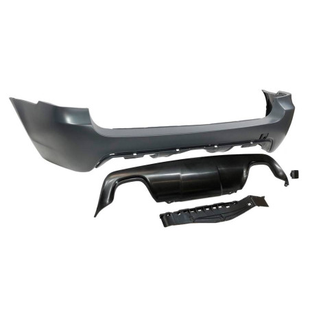Paraurti Posteriore  BMW E61 Look M ABS 2 uscite (Cod. E-TCB61776183)
