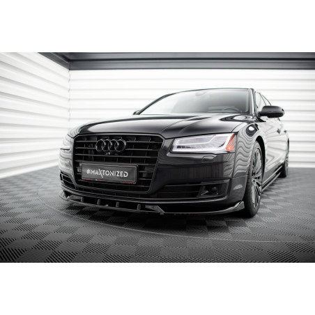 SPLITTER ANTERIORE Audi A8 D4 Facelift (Cod. M-AU-A8-D4F-FD1G)