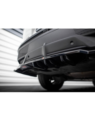 Splitter posteriore (con barre verticali) Peugeot 408 Mk1 (Cod. M-PE-408-1-RD1G+RD2G)