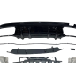 Diffusore Posteriore Mercedes W205 2019 4P / SW Look C63 Black (Cod. E-TCM0442)