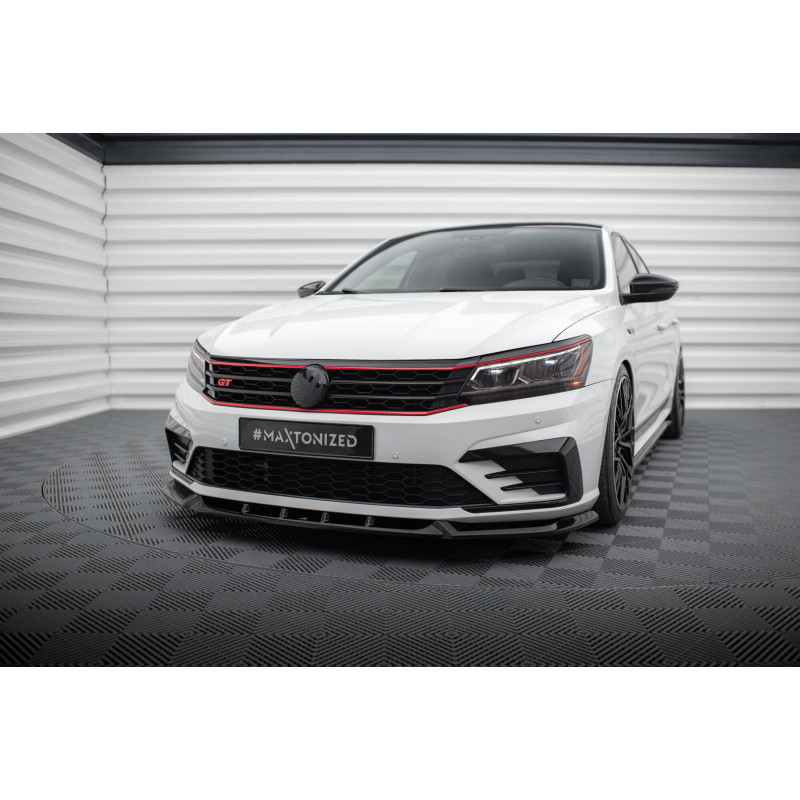 SPLITTER ANTERIORE V.1 Volkswagen Passat GT B8 Facelift USA (Cod. M-VW-PA-B7-GT-FD1G)