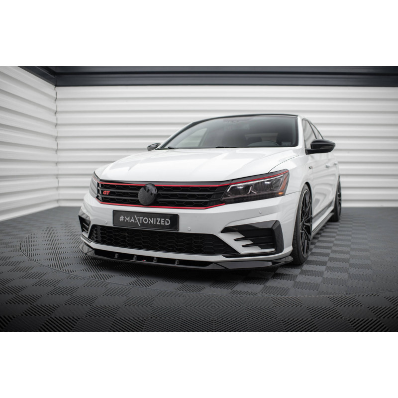 SPLITTER ANTERIORE V.2 Volkswagen Passat GT B8 Facelift USA (Cod. M-VW-PA-B7-GT-FD2G)