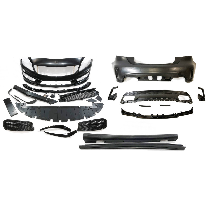 Kit Estetico Mercedes W176 A45 2012-2015 Look AMG Nessuna linea di fuga. (Cod. E-TCM015601570158)