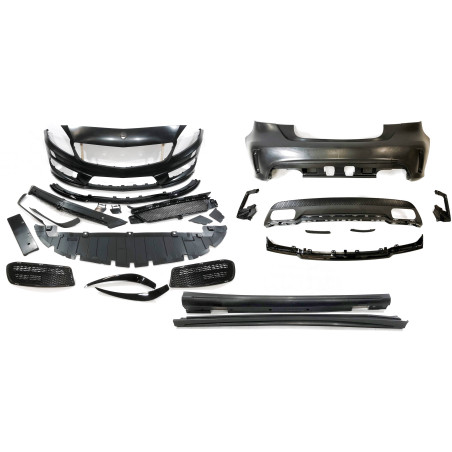 Kit Estetico Mercedes W176 A45 2012-2015 Look AMG Nessuna linea di fuga. (Cod. E-TCM015601570158)