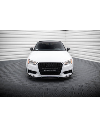 SPLITTER ANTERIORE V.1 Audi A3 berlina 8V (Cod. M-AU-A3-3-S-FD1G)
