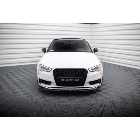 SPLITTER ANTERIORE V.1 Audi A3 berlina 8V (Cod. M-AU-A3-3-S-FD1G)