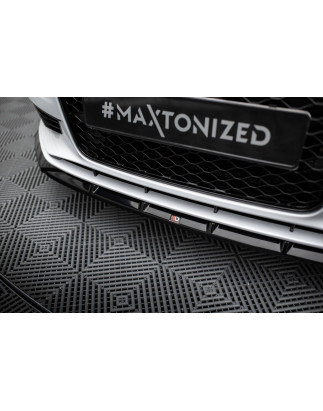 SPLITTER ANTERIORE V.1 Audi A3 berlina 8V (Cod. M-AU-A3-3-S-FD1G)