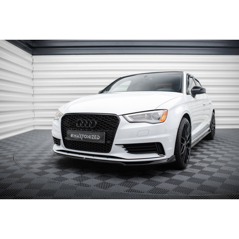 SPLITTER ANTERIORE V.2 Audi A3 berlina 8V (Cod. M-AU-A3-3-S-FD2G)