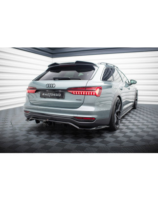Splitter posteriore (con barre verticali) Audi A6 Allroad C8 (Cod. M-AU-A6-C8-AR-RD1G+RD2G)
