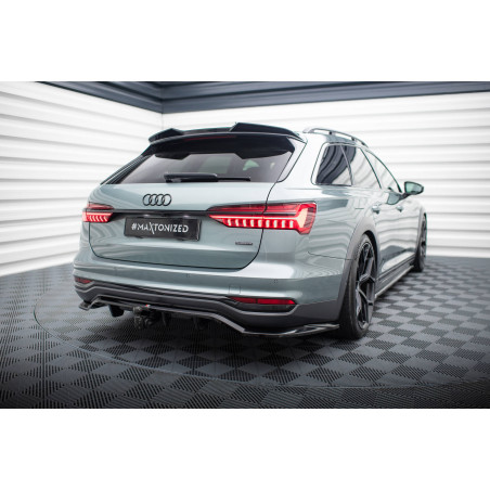 Splitter posteriore (con barre verticali) Audi A6 Allroad C8 (Cod. M-AU-A6-C8-AR-RD1G+RD2G)