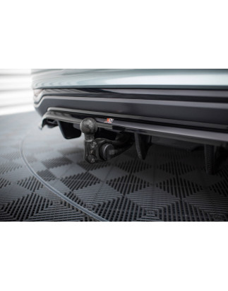 Splitter posteriore (con barre verticali) Audi A6 Allroad C8 (Cod. M-AU-A6-C8-AR-RD1G+RD2G)
