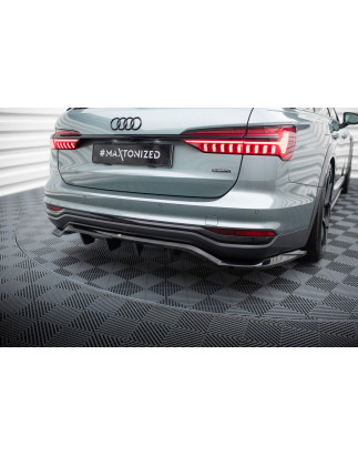 Splitter posteriore (con barre verticali) Audi A6 Allroad C8 (Cod. M-AU-A6-C8-AR-RD1G+RD2G)
