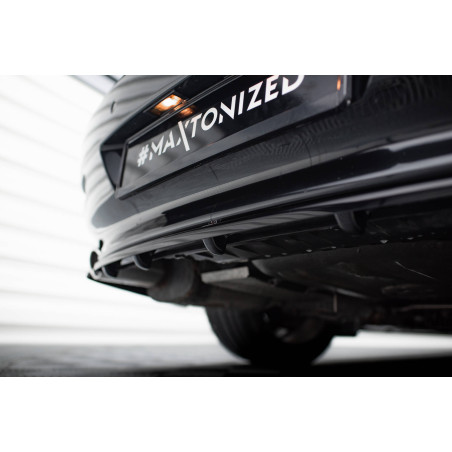 Splitter posteriore (con barre verticali) BMW 6 Coupe / Cabrio E63 / E64 (Cod. M-BM-6-63-RD1G+RD2G)