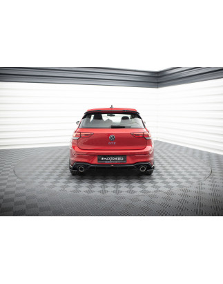 Sottoparaurti posteriore + scarico Ends Imitation Volkswagen Golf GTE / R-Line Mk8 / Mk8 Facelift (C
