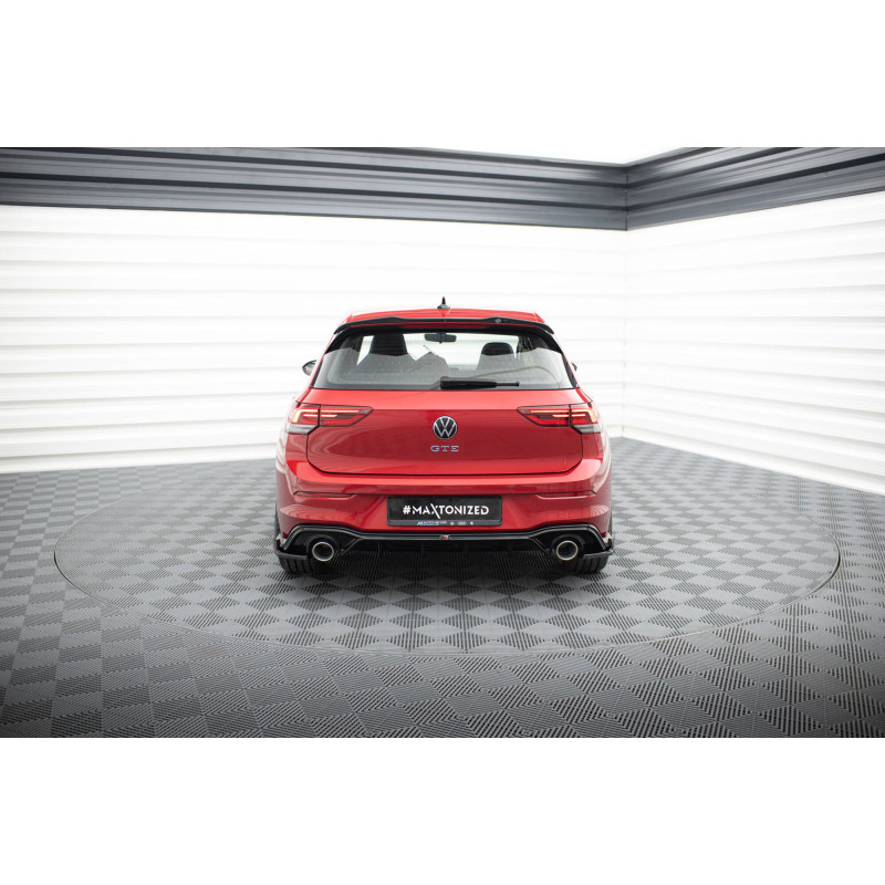 Sottoparaurti posteriore + scarico Ends Imitation Volkswagen Golf GTE / R-Line Mk8 / Mk8 Facelift (C