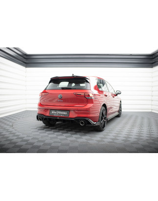Sottoparaurti posteriore + scarico Ends Imitation Volkswagen Golf GTE / R-Line Mk8 / Mk8 Facelift (C
