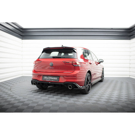 Sottoparaurti posteriore + scarico Ends Imitation Volkswagen Golf GTE / R-Line Mk8 / Mk8 Facelift (C
