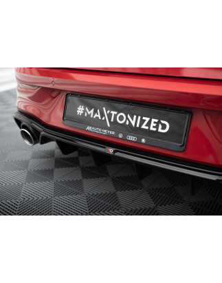 Sottoparaurti posteriore + scarico Ends Imitation Volkswagen Golf GTE / R-Line Mk8 / Mk8 Facelift (C
