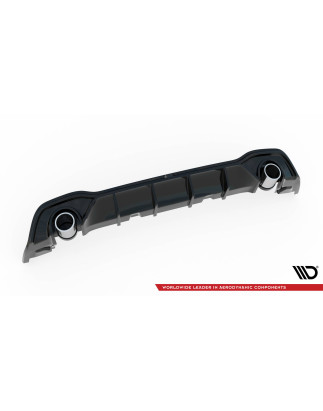 Sottoparaurti posteriore + scarico Ends Imitation Volkswagen Golf GTE / R-Line Mk8 / Mk8 Facelift (C