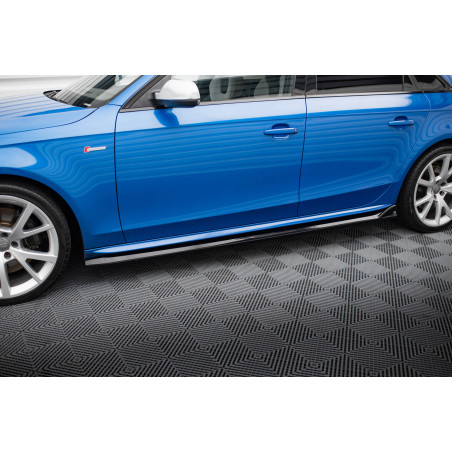 Diffusori minigonne V.4 Audi A4 / A4 S-Line / S4 B8  (Cod. M-AU-S4-B8-SD1G)