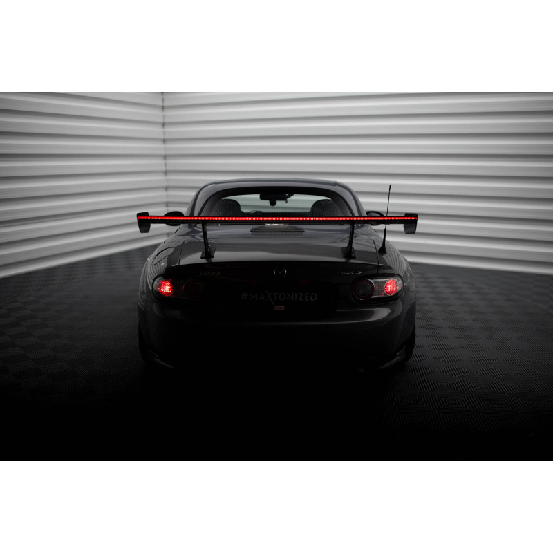 Carbon Spoiler + LED Mazda MX5 Hardtop NC(MK3) (Cod. M-CF-MA-MX5-3-WING5-245-P+LED)