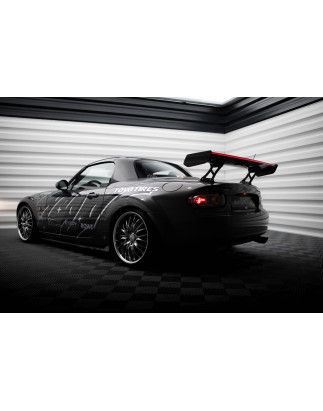 Carbon Spoiler + LED Mazda MX5 Hardtop NC(MK3) (Cod. M-CF-MA-MX5-3-WING5-245-P+LED)