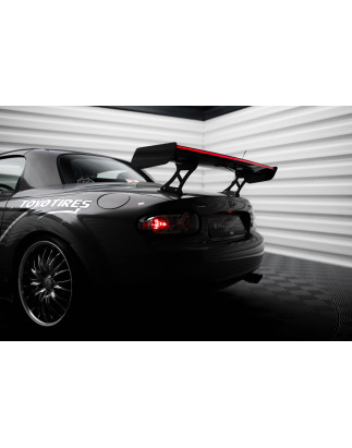 Carbon Spoiler + LED Mazda MX5 Hardtop NC(MK3) (Cod. M-CF-MA-MX5-3-WING5-245-P+LED)