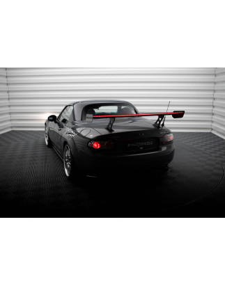 Carbon Spoiler + LED Mazda MX5 Hardtop NC(MK3) (Cod. M-CF-MA-MX5-3-WING5-245-P+LED)