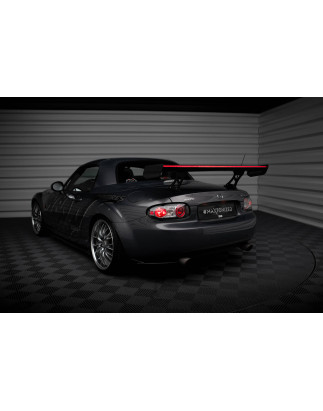 Carbon Spoiler + LED Mazda MX5 Hardtop NC(MK3) (Cod. M-CF-MA-MX5-3-WING5-245-P+LED)