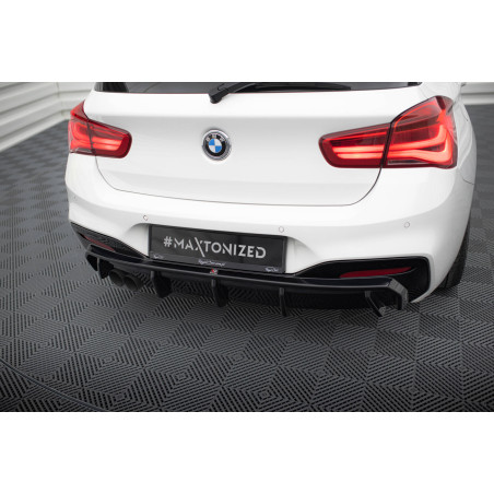 Sottoparaurti posteriore V.3 BMW 1 M-Pack F20 Facelift (Versione 1x2 scarico) (Cod. M-BM-1-F20F-M-RS